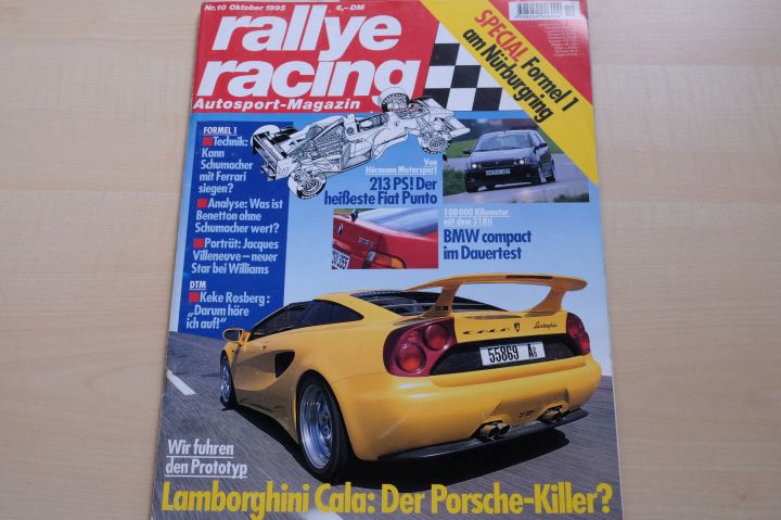 Deckblatt Rallye Racing (10/1995)